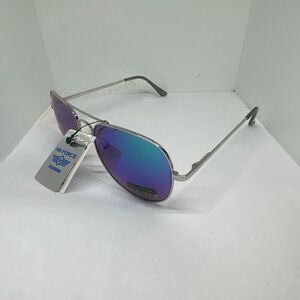 Aviator Style Mirrored Sunglasses UV400 Protection Unisex